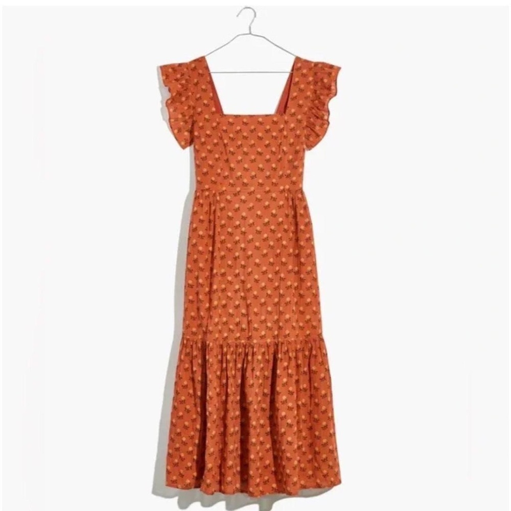 Madewell Tie-Back Maxi Dress | Floral Cottage Core